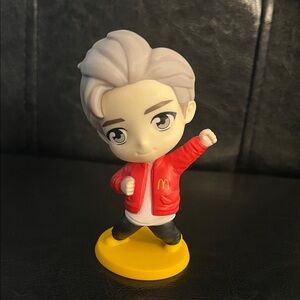 McDonald's Figure with Red Jacket and Yellow Base